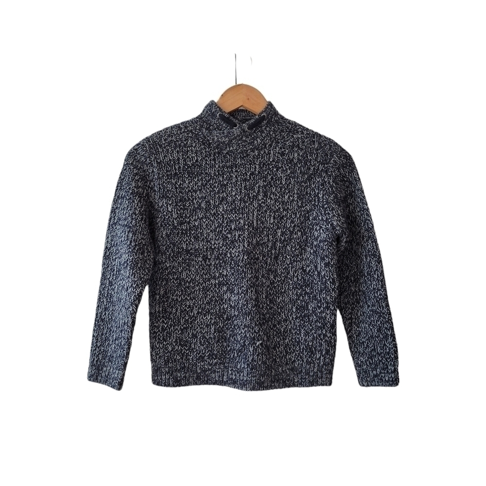 ☀️Zara Kids Navy Space Dye Sweater